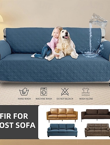  100% waterdichte bankhoezen voor honden huisdieren bankhoes bankhoes relaxfauteuilhoes, bordeauxrode bankbeschermer antislip bankhoes voor 1/2/3/4 kussen bank relaxfauteuil beschermer