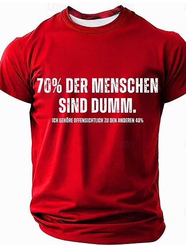  Homme Argot drôle T-shirt Manche Courte T-shirt Impression 3D Col ras du cou Chemise Mode Quotidien Occasionnel Rue Occasionnel Quotidien Noir Rouge Bleu Été Printemps Vêtement Tenue S M L XL XXL XXXL