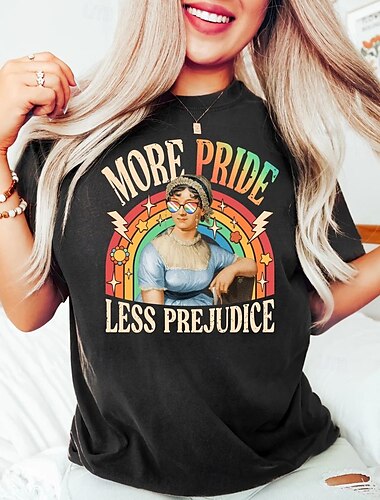  Camiseta arcoíris LGBTQ, camisetas del orgullo, gráficos de personajes para parejas, hombres, mujeres, adultos, mascaradas, estampado en caliente, desfile del orgullo, mes del orgullo