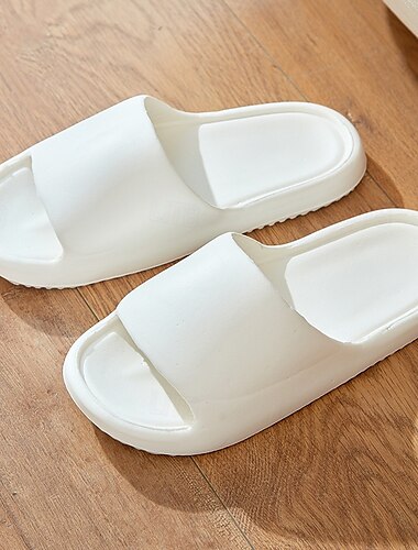  Hausschuhe Cloud Slides für Damen und Herren Duschhausschuhe Badezimmer Sandalen extrem bequem gepolstert dicke Sohle