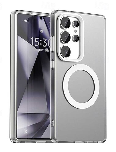  puhelin Etui Käyttötarkoitus Samsung Galaxy S25 S25-reuna S24 Ultra Plus S24 FE S23 A55 5G A35 5G A25 A15 Takakuori Magneettinen adsorptiokotelo Magneetti Tukee langatonta latausta Iskunkestävä PC