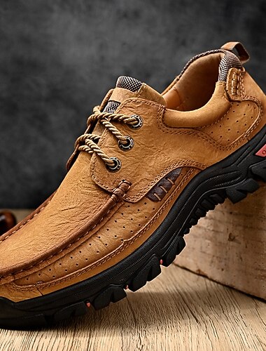  Hellbraune Slip-On-Sneaker für Herren mit leistungsstarker Gummisohle – vielseitig, leicht und perfekt zum Wandern, Reisen und für den täglichen Gebrauch