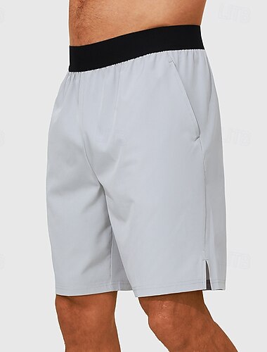  Homme Shorts de course Été Extérieur Coupe régulière Respirant Séchage Rapide Shorts Taille Élastique Noir Gris clair Course Chasse Escalade S M L XL XXL