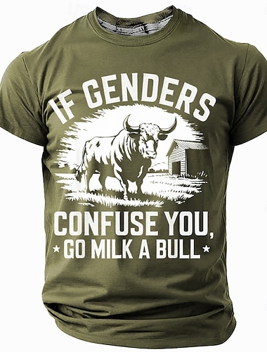 Herr Rolig Slang T-shirt Kortärmad T-shirt 3D-tryck Rund hals Skjorta Mode Dagligen Ledigt Gata Ledigt Dagligen Rubinrött Blå Grön Sommar Vår Alla årstider Kläder S M L XL XXL XXXL