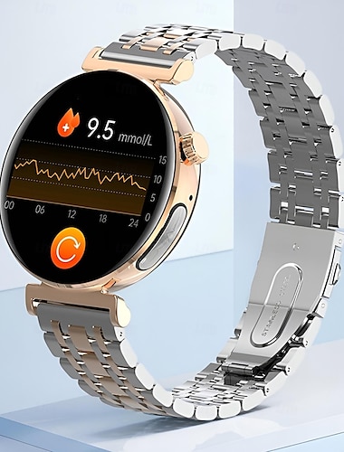  damski smartwatch amoled: wyświetlacz 1,28” z ekg, ppg i kompleksowym monitorowaniem zdrowia