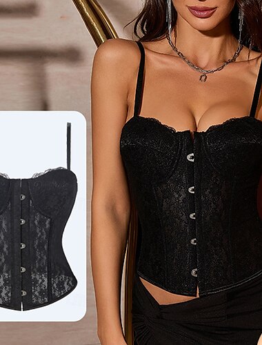  Rokoko Brustkorsett Maskerade Überbrustkorsett Cosplay Spitze Bauchkontrolle Push-Up Damen königlich Maskerade Party Karneval von Venedig Erwachsene Korsett