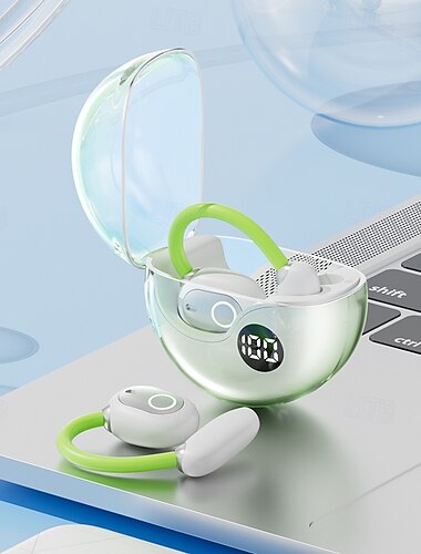  m80 viva-voz telefone fone de ouvido para dirigir clipe de orelha bluetooth 5.3 design ergonômico som surround hifi para fitness academia treino telefone celular