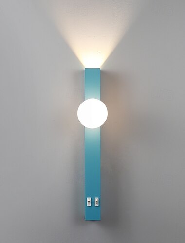  مصباح حائط LED بجانب السرير على الطراز الشمالي الحديث مصابيح حائط مثبتة على الحائط لغرفة المعيشة وغرفة النوم مصباح حائط معدني 110-120 فولت 220-240 فولت