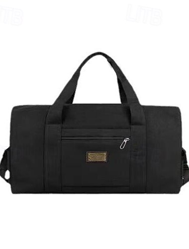  Weekender-Reisetasche für Herren, Canvas-Übernachtungstasche mit großem Fassungsvermögen, Handgepäck für Geschäftsreisen, Gepäckaufbewahrungs-Organizer