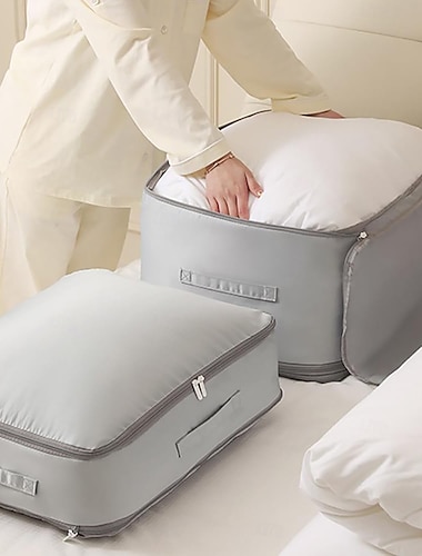  ruimtebesparende zelfcompressieorganizer, oxford stoffen compressiezakken voor kleding, dekens, dekbedden, extra grote reistassen &opbergorganizer voor dekbedden en winterjassen