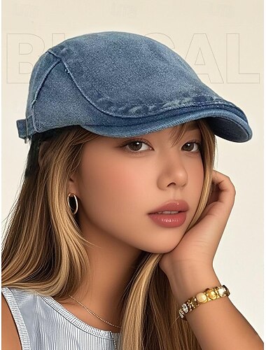  Damen-Jeans-Schiebermütze mit verstellbarer Passform, lässiger Stil für Frühling und Sommer, perfekt für Outdoor-Aktivitäten, den Alltag und Reisen