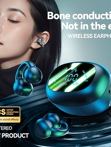  беспроводные наушники bluetooth открытые наушники-вкладыши наушники-вкладыши с костной проводимостью для тренировок