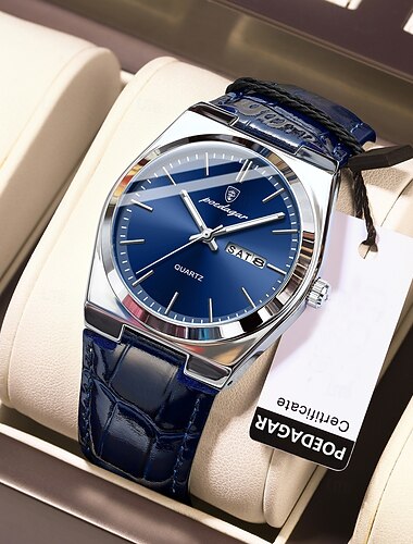  Luxus Kvarc Férfi Sport Karkötő Óra Vízhatlan Világító Dátum Hét Rozsdamentes Acél Klasszikus Férfi Óra