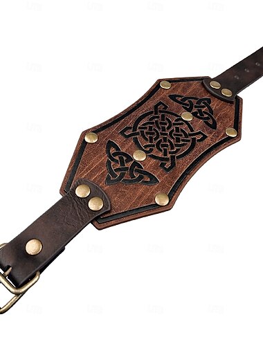  Retro Vintage Mittelalterlich Renaissance Armband Pirat Krieger Ritter Kostüm Herren Seeräuber Halloween Karneval Party & Abend Erwachsene Armband