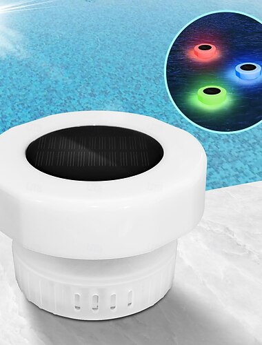 1 ks venkovní solární vodotěsný bazénový dezinfekční box rgb světlo měnící barvu bazénová fontána plovoucí světlo bez dálkového ovládání