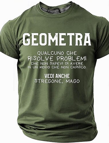  Men's Geometrician T Shirt Short Sleeve T shirt 3D Print Crew Neck Round Neck Shirt Fashion Daily Casual Street Casual Daily Black Red Blue Summer Spring All Seasons Clothing Apparel S M L XL XXL XXXL