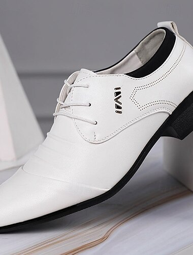  scarpe eleganti da uomo con lacci bianchi - scarpe eleganti per matrimoni, feste da ballo e occasioni speciali