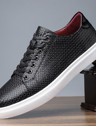 tênis masculino marrom texturizado slip-on – calçados casuais versáteis para ocasiões descontraídas e casuais elegantes
