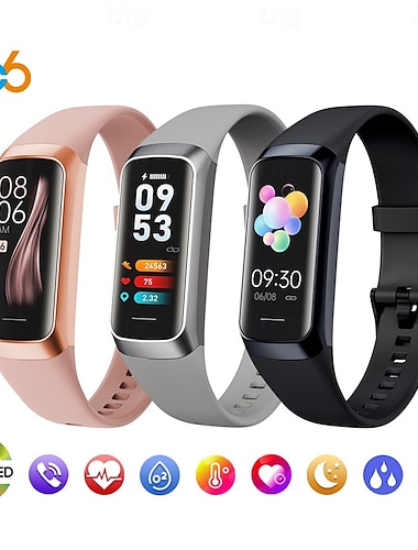  696 C60 Smartwatch 1,9" Fitness Tracker z monitorem temperatury przypomnieniem o połączeniach wodoodporny IPX0 24,4 mm obudowa