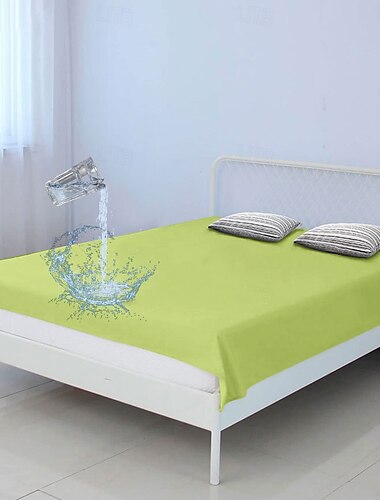  Queen Voll König Schutzbettbezug Wasserdichter Matratzenschoner Fitted Blatt Bettprotektor Schutzmatratzenauflage Dünn oder Liner für Bett oder Couch Hunde und Katzen Inkontinenz Schmutz Sabber