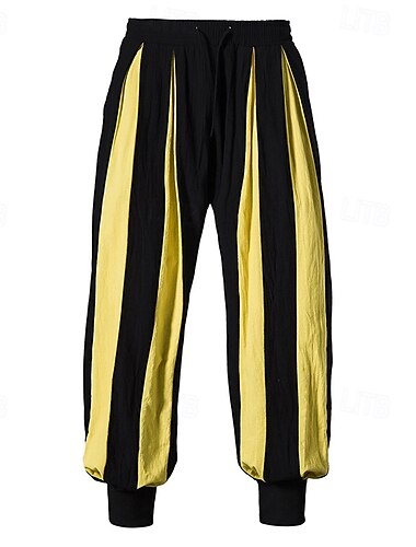  Rétro Vintage Médiéval Renaissance Pantalons de pirate Ren Faire Pirate Chevalier Viking Homme Pirate Halloween Carnaval Mascarade Carnaval Performance Scène Adultes Pantalon Toutes saisons
