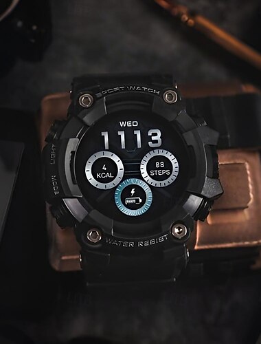  LOKMAT ATTACK GT Умные часы 1.32 дюймовый Смарт Часы Bluetooth Педометр Напоминание о звонке Датчик для отслеживания сна Совместим с Android iOS Женский Мужчины