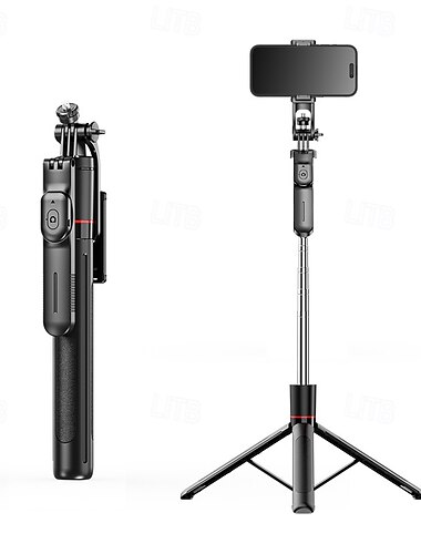  τρίποδο selfie stick κινητού τηλεφώνου, με ασύρματο τηλεχειριστήριο, φορητό, ανασυρόμενο, κράμα αλουμινίου, για iphone, samsung και άλλα smartphone