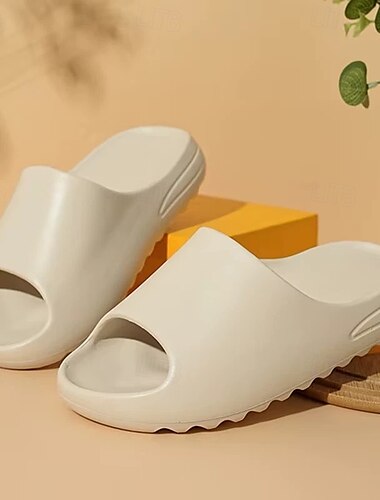  Leichte Unisex Hausschuhe Dusch Pantoletten EVA Gummi Flip-Flop Sandalentyp