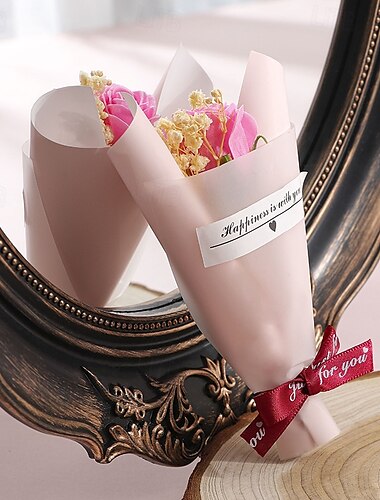  Mini-Trockenblumenstrauß als Geschenk für alle Anlässe, tragbares Blumengeschenk für Mama, Papa, Freunde, Partner, ideal für Muttertag, Vatertag, Valentinstag, Weihnachten, Geburtstag, Jahrestag