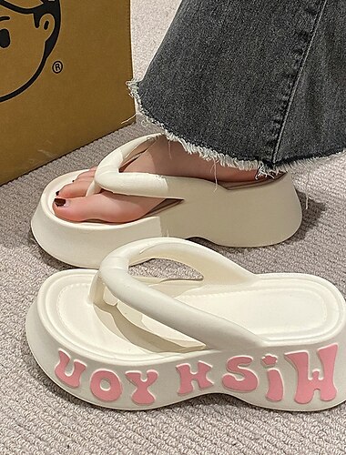  EVA-Pantoletten für Männer und Frauen dicke wasserdichte und bequeme Slides