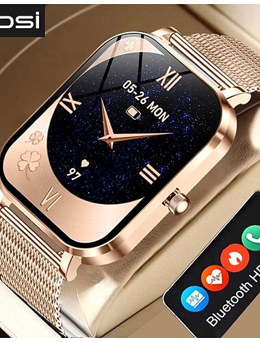 модные женские смарт-часы с экраном 1,75 дюйма для леди bluetooth call 100watch faces фитнес женские смарт-часы diy циферблаты для ios android