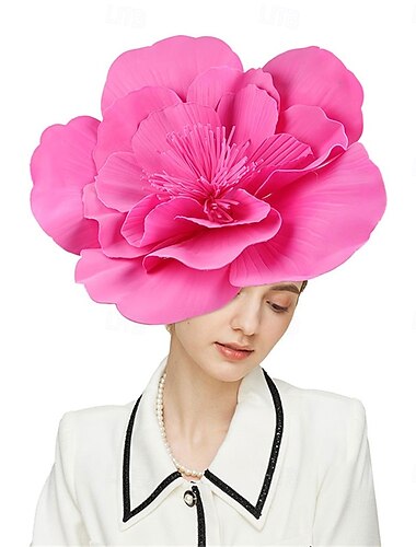  καπέλο fascinators καπέλο λουλουδιών για πάρτι τσαγιού για γυναίκες πουπουλένιο καπέλο ντέρμπι Κεντάκι για γάμο