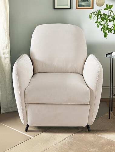  Chaiselongue Abdeckung Feste Farbe Gesteppt Polyester Überzüge