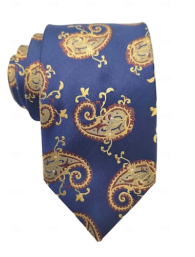  Herren Krawatten 100% Seide Business Klassische Paisley Einfarbig Gestreift Formale Büro Arbeit