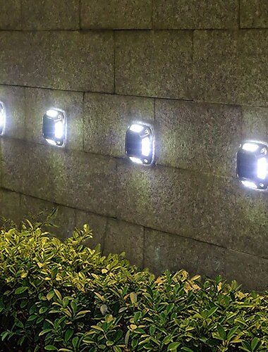  Solar-Bodenleuchten für den Außenbereich, Rasenlampe für die Gartengestaltung im Innenhof, dekorative Säulenlampe für die Landschaftsgestaltung, wasserdichte IP65-LED-Solarlampe für Terrasse, Veranda,
