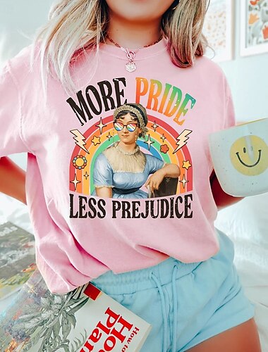  Regenbogen LGBTQ T-Shirt Pride Shirts Charakter Grafik für Paare Männer Frauen Erwachsene Maskerade Heißprägung Pride Parade Pride Month