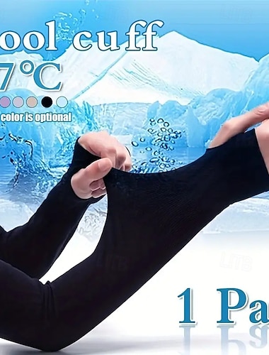  twee (1 paar) dames ijs zijden arm mouwen sport mouwen zonnebrand handschoenen koele handschoenen voor hardlopen vissen fietsen