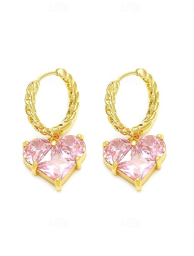  Pendientes de corazón, regalo para mamá, esposa, novia o mejor amiga: joyas pensadas para el Día de la Madre, San Valentín, Navidad, aniversario, cumpleaños: pendientes elegantes y versátiles para