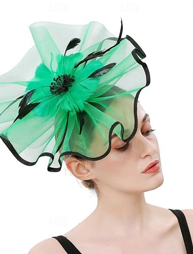 Tea-Party-Fascinator-Hüte für Damen, Kopfbedeckung mit Blumenfedern im 50er-Jahre-Stil, Kentucky-Derby-Hüte für Hochzeits-Cocktailparty-Hüte