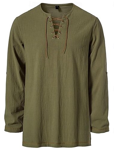  Středověké Renesanční 17. století Střední délka Halenka / košile Cosplay kostým Rytíř Viking Keltský rytíř Elfí Šňůrky Pevná barva Maškarní kostým Pánské Pirát předvečer Všech svatých Plesov