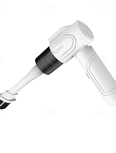  Multifunktionaler Akku-Staubsauger mit starker Saugkraft, faltbar, tragbar, wiederaufladbar, für Auto und Zuhause, mit Ladestation