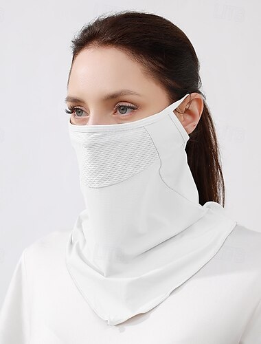  Sonnencreme Maske Für Frauen Netzmaske Anti-Ultraviolett Halb-Gesicht Sports Maske Nacken Schutz Sommer Dünne Sonnen Schleier