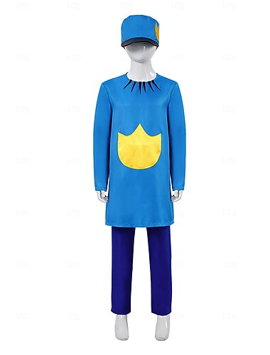  Hundemann Kleiner Petey Cosplay Kostüm Overall Cosplay Film Cosplay for Jungen Mädchen Kinder Karneval Maskerade Veranstaltung / Fest Maskerade