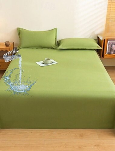  Queen Voll König Schutzbettbezug Wasserdichter Matratzenschoner Fitted Wasserdichtes Blatt Bettprotektor Baumwollmatratzenbezug Weiche Bequeme Bettwäsche für Schlafzimmer Hautfreundlich für Alle