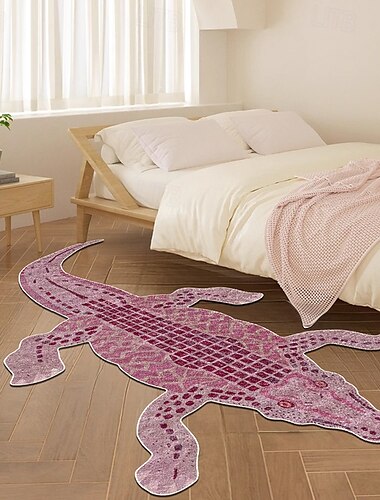  Tier Krokodil Unregelmäßige Türmatte Küchenmatte Bodenmatte Rutschfeste Teppich Ölbeständiger Teppich Innen-Außen Matte Schlafzimmer Dekor Badezimmer Matte Eingangsteppich
