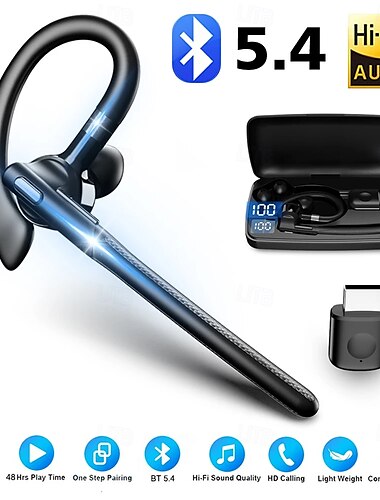  YYK-526 True Wireless Kopfhörer TWS Ohrhörer Ohrhaken Bluetooth 5.3 ergonomische Ladebox lange Akkulaufzeit für Reisen Büro Radfahren