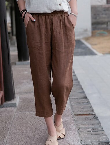  Retro Vintage Mittelalterlich Renaissance Hose Tapered-Hose Damen Urlaub Alltagstauglich Erwachsene Hose Frühling & Sommer