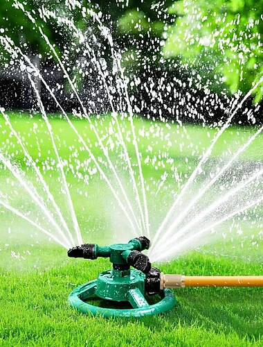  разбрызгиватели для двора, разбрызгиватель воды для газона, вращающийся на 360 градусов разбрызгиватель для газона большой площади двора, разбрызгиватели для двора для детей, домашних животных,