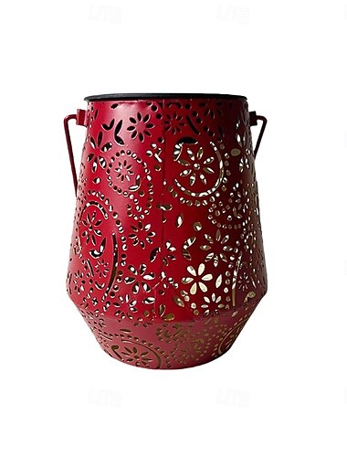  lampioane solare fier peisaj gol lampă decorativă grădină curte lampă decorativă balcon fereastră atmosferă lumină de noapte în aer liber 1buc