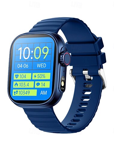  696 ZW39 Okosóra 2.01 Fitnesz Óra Bluetooth Lépésmérő Hőmérséklet Monitor Hívás Emlékeztető IPX0 Vízálló iOS Android Kompatibilis